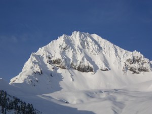 A view of the Iconic Atwel peak in Garibaldi Provincial Park.
